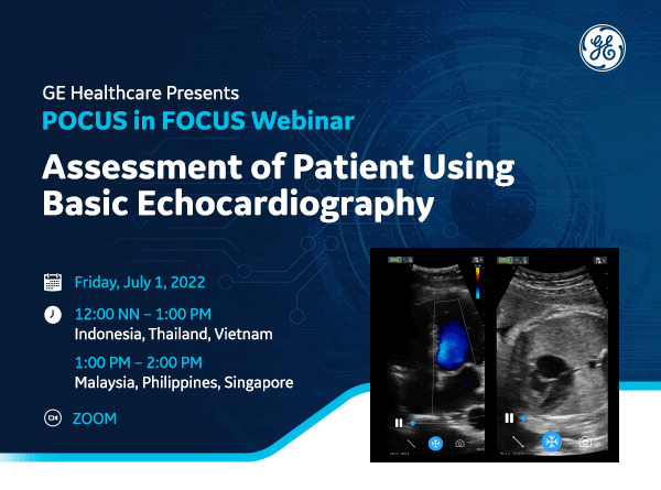 Invitation | POCUS in FOCUS Webinar | Assessment of Patient Using Basic Echocardiography