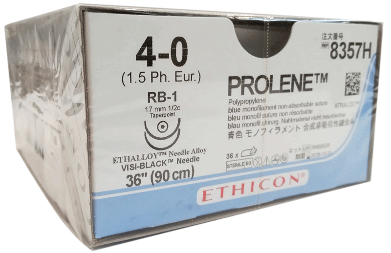 ETHICON Prolene 4/0 Suture