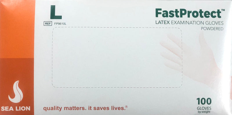FastProtect Latex Powdered Examination Glove