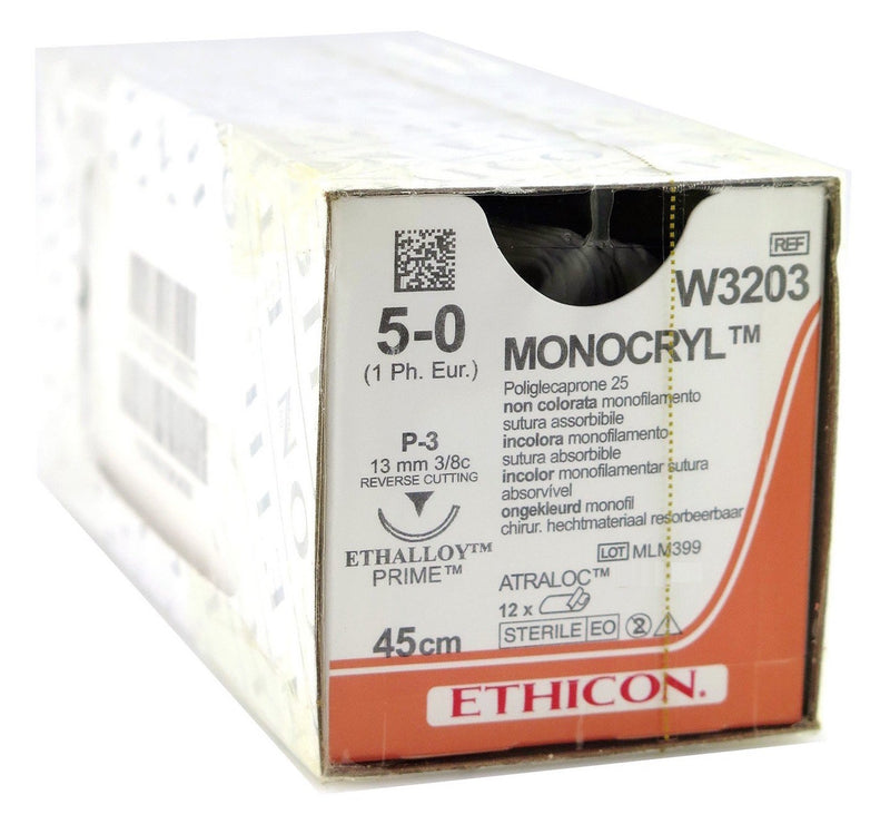 ETHICON Monocryl 5/0 Suture