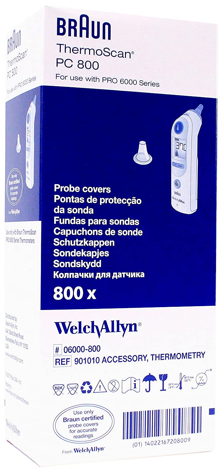 Welch Allyn Braun Thermoscan Pro 6000 Disposable Probe cover
