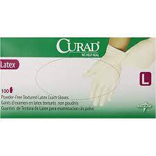 Medline  Curad® Powder-Free Latex Exam Gloves