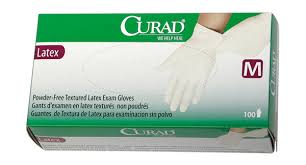 Medline  Curad® Powder-Free Latex Exam Gloves