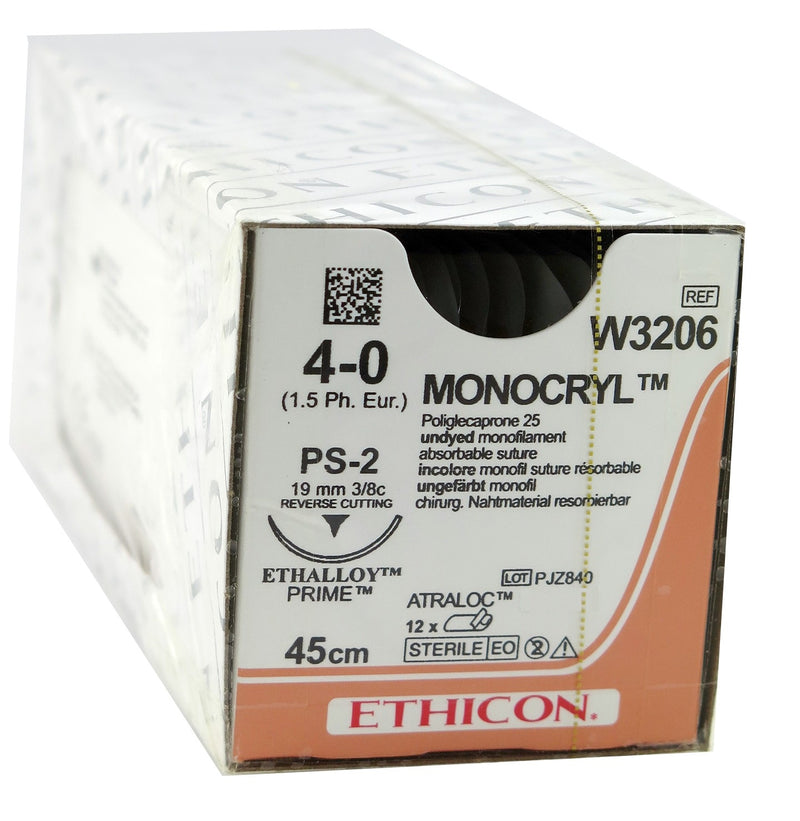 ETHICON Monocryl 4/0 Suture